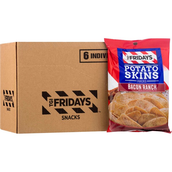 Tgi Fridays TGI Friday's Bacon Ranch Potato Skins 3 oz. Bag, PK6 30907 - main